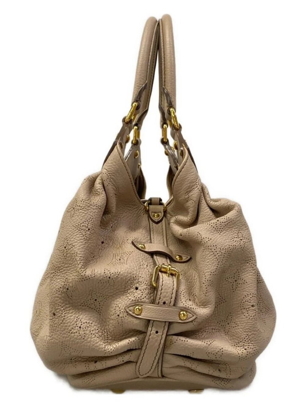 LOUIS VUITTON L M93979 Sable Mahina RC5111 Handbag - Picture 2 of 15